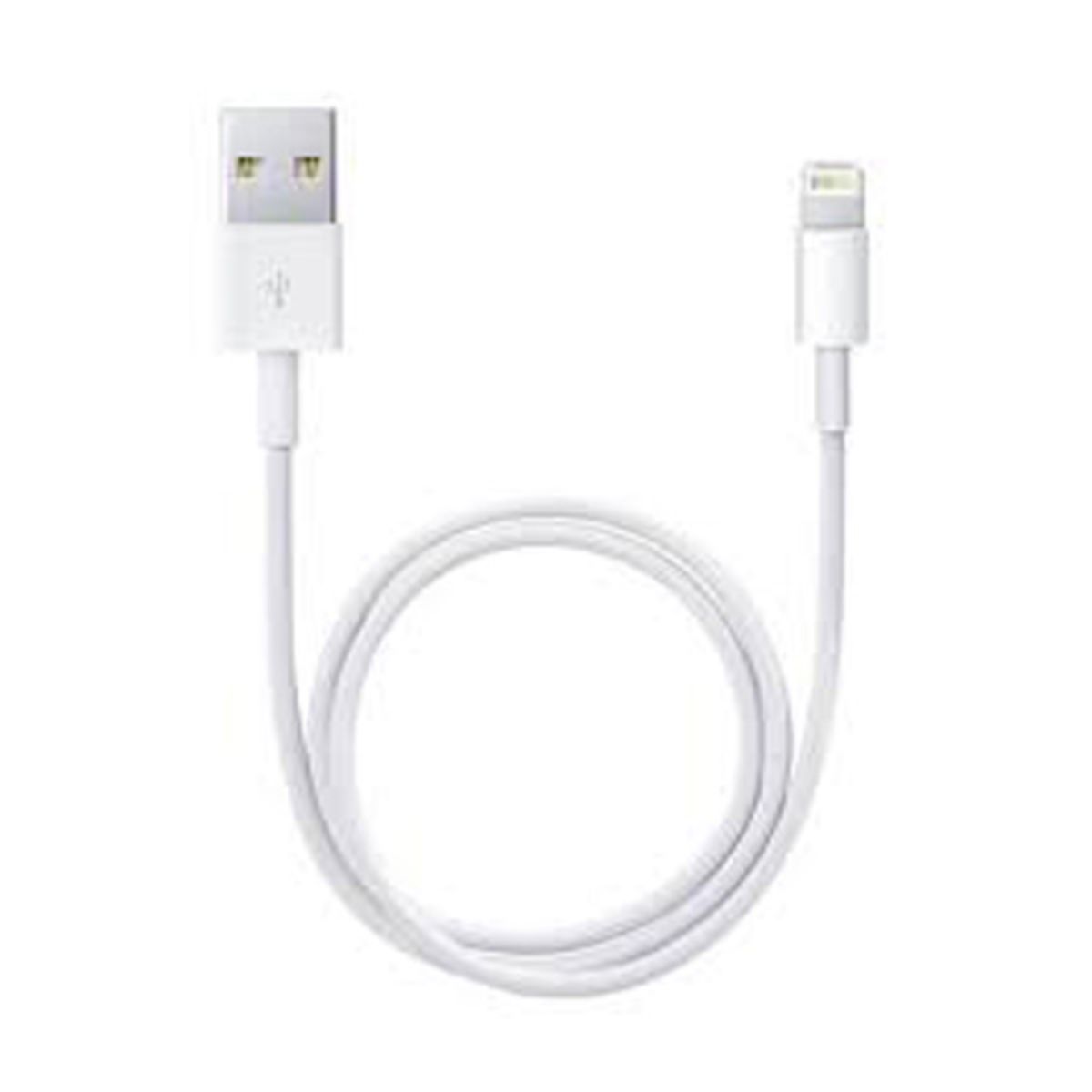 Cabo Carregador USB Compatível iPhone Apple Lightning Branco