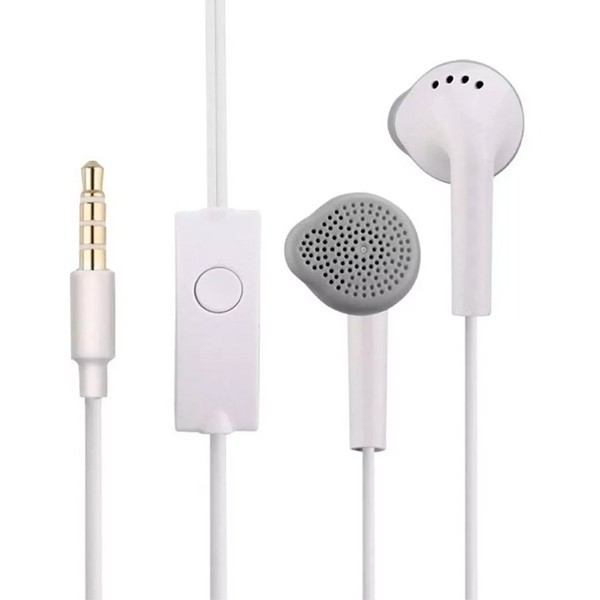 Fone de ouvido Com Microfone Estereo In-Ear Branco